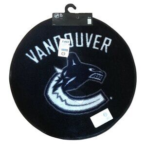 NHL Vancouver Canucks Puck Mat Round Rug 27" Officially Licensed Fanmats New